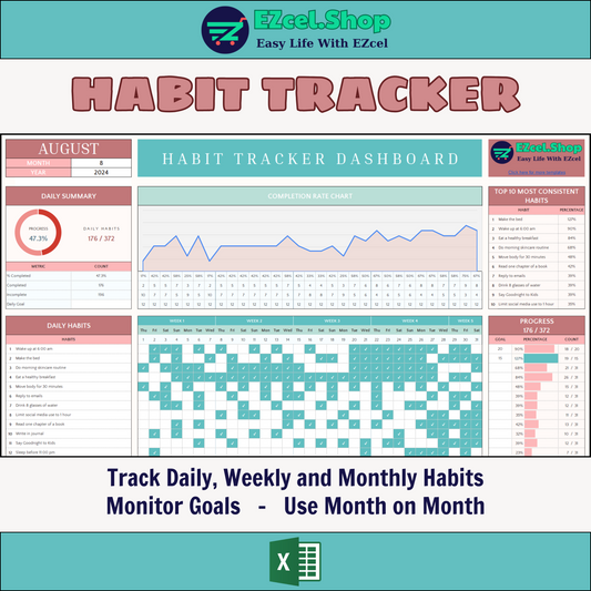 Habit Tracker Spreadsheet